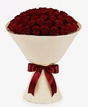 Букет 101 Бордовая роза Блэк Бакарра в Выгоничи