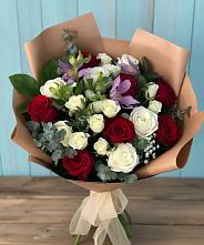 Букет цветов из:  Розы и Альстромерии в Выгоничи