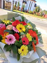 Букет цветов из:  Герберы #REPLACE_PRED# Выгоничи