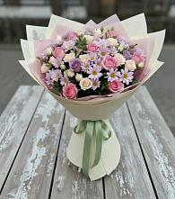 Букет цветов из:  Розы и Хризантемы в Выгоничи