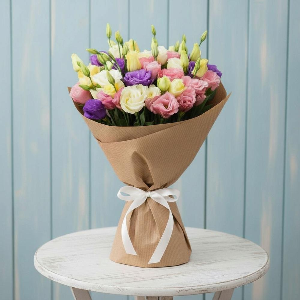 Букет цветов из: Лизиантусы в Выгоничи