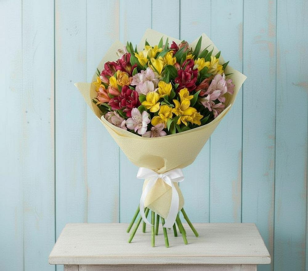 Букет цветов из: Альстромерии в Выгоничи