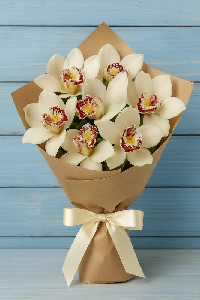 Букет цветов из: Орхидеи и Розы в Выгоничи